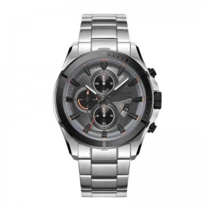 Alexandre Christie AC 6677 Silver Grey Orange Black Ring MCBTBGROR